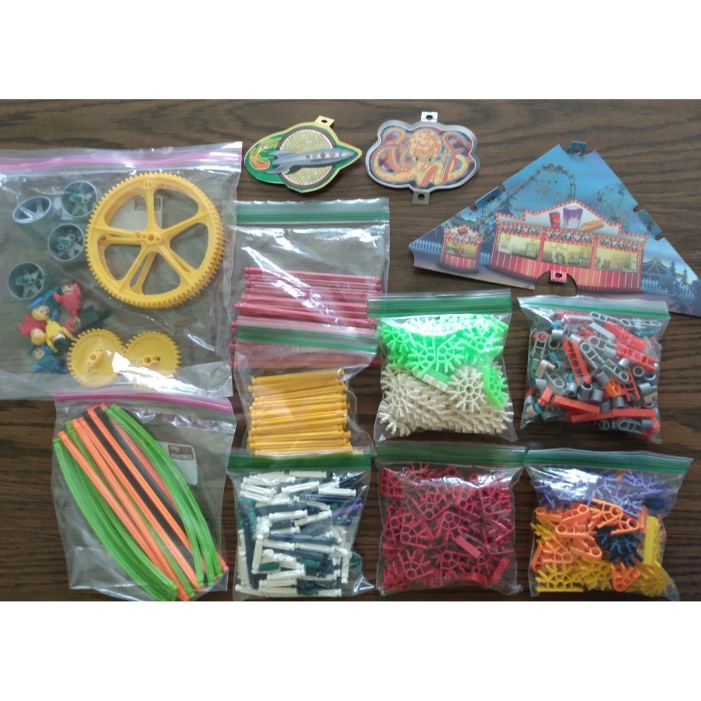 K'Nex Building Parts For One Of The Retired Amusement Park Sets, No Motor